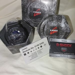New G-Shock charcoal black watch